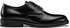 BOSS - Derby Shoes In Brush Off Leather - Black