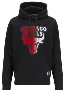 HUGO BOSS - Boss X Nba Hooded Sweatshirt With Team Logo - Black