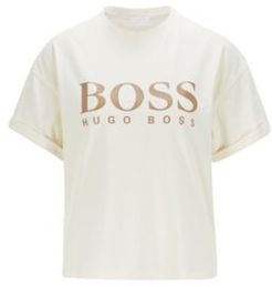 HUGO BOSS - Logo Relaxed Fit T Shirt In Organic Cotton - White