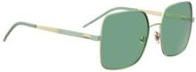 HUGO BOSS - Green Sunglasses With Pyramid Shaped Hardware