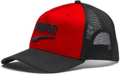 Basketball Trucker Cap in High Risk Red/Black, Size Adult