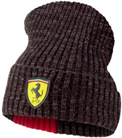 Scuderia Ferrari Race Beanie Hat in Black, Size Adult
