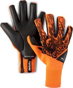 FUTURE Grip 5.1 Hybrid Goalkeeper Gloves in Shocking Orange/Black/White, Size 8