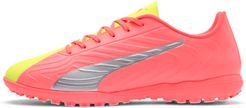 ONE 20.4 TT Men's Soccer Shoes in Peach/Fizzy Yellow/Silver, Size 9