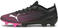 ULTRA 1.1 FG/AG Soccer Cleats Shoes in Black/Luminous Pink, Size 8