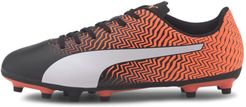 Rapido II FG Men's Soccer Cleats Shoes in Shocking Orange/Black/White, Size 12