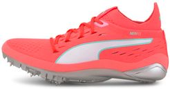 evoSPEED NETFIT Sprint 2 Track Spikes Shoes in Ignite Pink/White/Green, Size 13