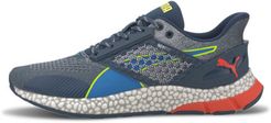 HYBRID Astro Men's Running Shoes in Dark Denim/Blue/Yellow, Size 13