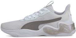 CELL Magma Clean Women's Training Shoes in White/Silver, Size 7