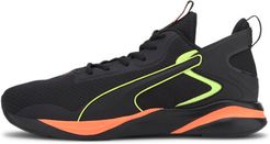 SOFTRIDE Rift Tech Men's Running Shoes in Black/Ultra Orange, Size 14