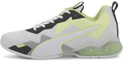 CELL Valiant Men's Training Shoes in Pale White/Pale Black/Fizzy Yellow, Size 10.5