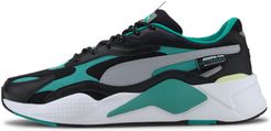 Mercedes-AMG Petronas RS-X³ Sneakers in Black/Spectra Green/White, Size 9