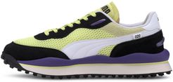 Style Rider Stream On Sneakers in Sunny Lime/Black, Size 14