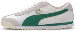 Roma '68 Nylon Sneakers in White/Power Green, Size 7.5