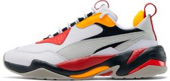 Thunder Holiday Sneakers in White/High Risk Red/Ora Alert, Size 11.5