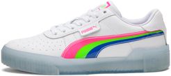Cali Neon Iced Women's Sneakers in White, Size 7