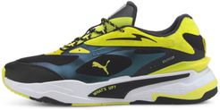 x emoji® RS-Fast Sneakers in Silver/Fluo Yellow/Black, Size 11