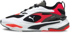 RS-Fast Sneakers in Black/White/Red Blast, Size 13