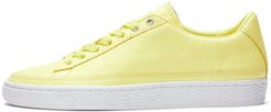 x emoji® Basket Women's Sneakers in Sunny Lime/White, Size 7