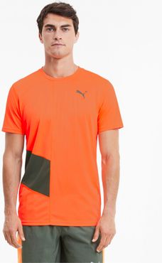 Ignite Men's Running T-Shirt in Ultra Orange/Thyme, Size 3XL