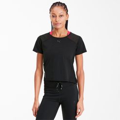 Be Bold Women's Mesh T-Shirt in Black, Size M