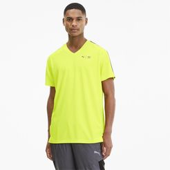 x FIRST MILE Men's Training T-Shirt in Yellow Alert, Size S