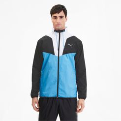 Reactive Men's Track Jacket in Ethereal Blue/Black/White, Size XL