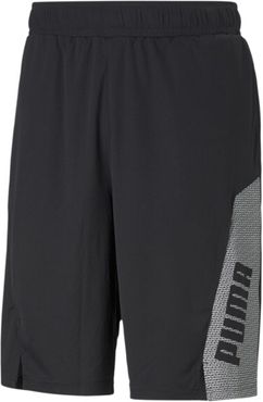 Train Men's Knitted Shorts in Black/White, Size XL