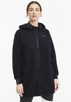 Studio Women's Sherpa Jacket in Black, Size XL