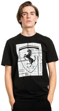 Scuderia Ferrari Big Shield T-Shirt in Black, Size S