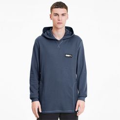 FUSION Men's Hoodie in Dark Denim, Size XXL