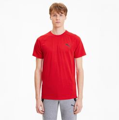Evostripe Men's T-Shirt in High Risk Red, Size XL
