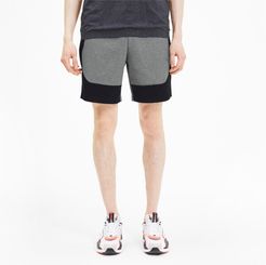 Evostripe Men's Shorts in Medium Grey Heather, Size M