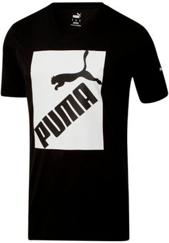 Big Box Men's Logo T-Shirt in Black/White, Size L