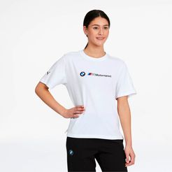 BMW M Motorsport Women's T-Shirt in White, Size XL