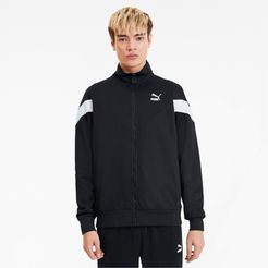 Iconic MCS Men's Track Jacket in Black, Size L