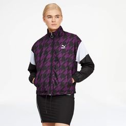 Trend Women's Track Jacket in Plum Purple, Size M