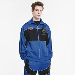 x RHUDE Men's Track Jacket in Palace Blue, Size L