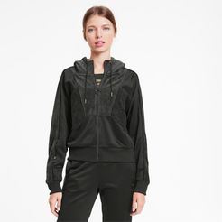 x CHARLOTTE OLYMPIA Tailored for Sport Women's Track Jacket in Black, Size L