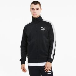 Iconic T7 Men's Track Jacket in Black, Size L