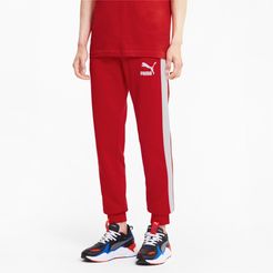 Iconic T7 Men's Track Pants in High Risk Red, Size XL