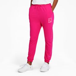 Evide Women's Track Pants in Glowing Pink, Size XS