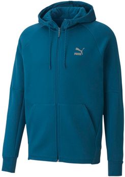 Classics Tech Men's Full Zip Hoodie in Digi/Blue, Size L