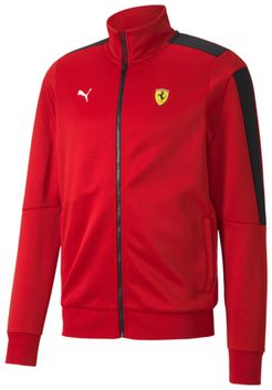 Scuderia Ferrari Race Men's T7 Track Jacket in Red, Size L