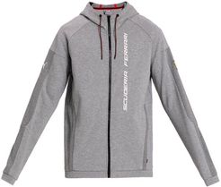 Scuderia Ferrari Race Men's Hooded Sweat Jacket in Medium Grey Heather, Size L