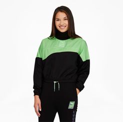 Evide Premium Women's Crewneck Sweatshirt in Black, Size M