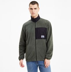 Avenir Hybrid Men's Track Jacket in Thyme Green, Size XXL