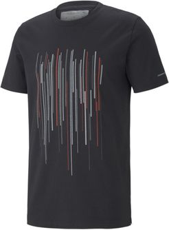 Porsche Design Men's Graphic T-Shirt in Jet Black, Size S