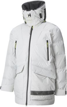 x HELLY HANSEN Tech Men's Winter Jacket in Glacier Grey, Size M