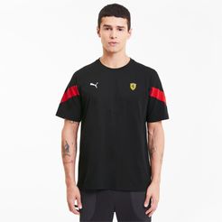 Scuderia Ferrari Race Men's MCS T-Shirt in Black, Size L